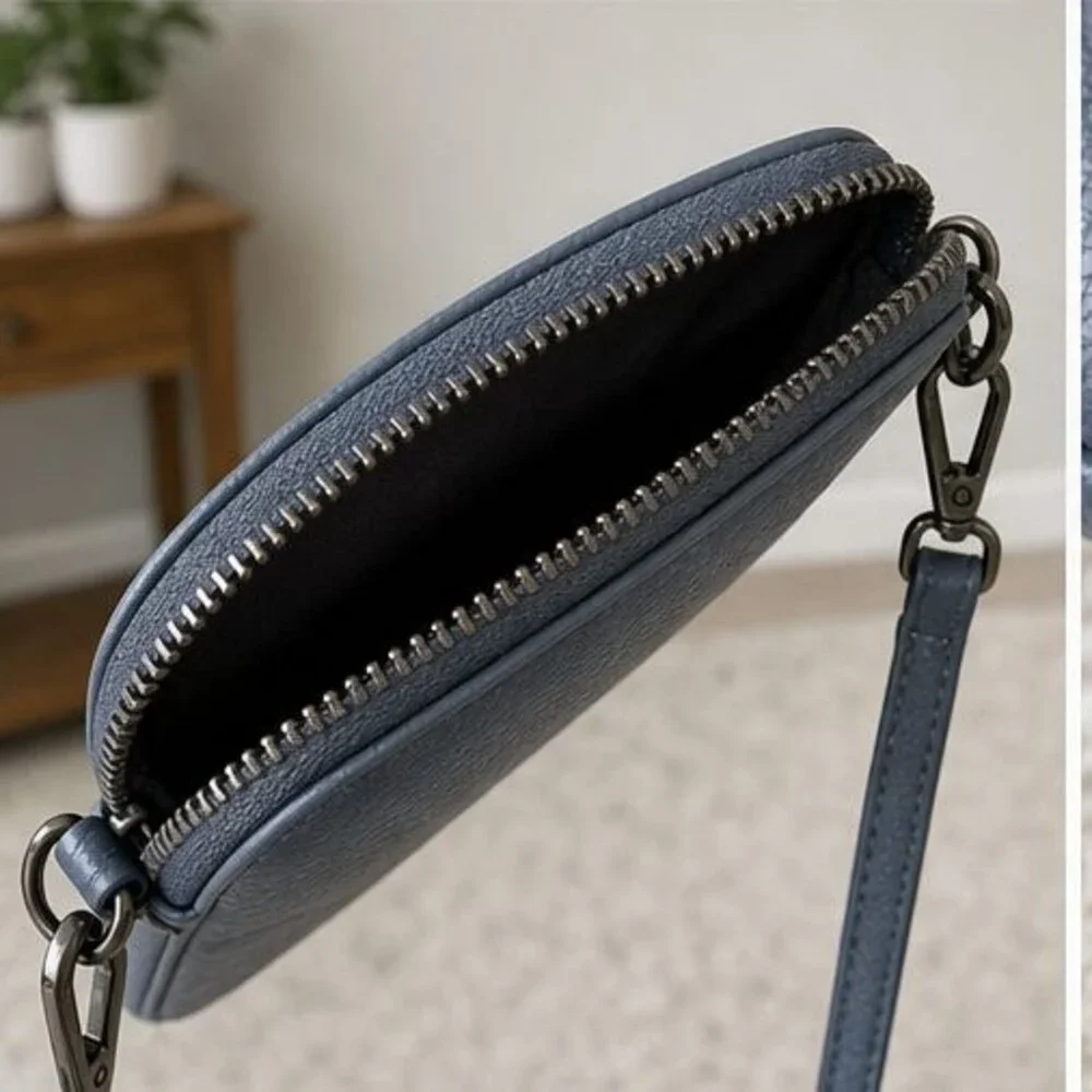 Mauve Pebbled Crossbody Bag